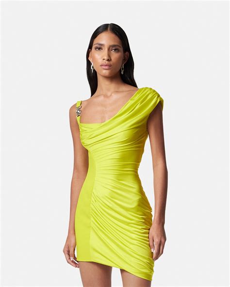 versace la medusa plisse satin dress|Versace Medusa 95.